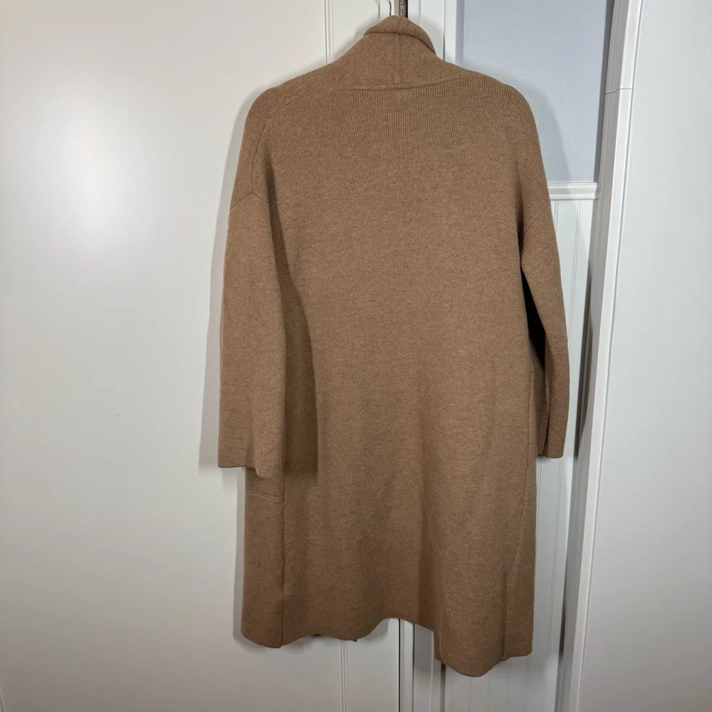 Madewell‎ Rivington Sweater-Coat Heather Saddle timeless neutral minimalist - Picture 11 of 12